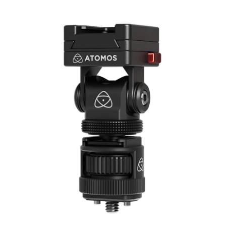 ATOMOS ATOMXMMQR2 - mini uchwyt montażowy cold shoe, regulacja pochylenia, gwint 1/4"